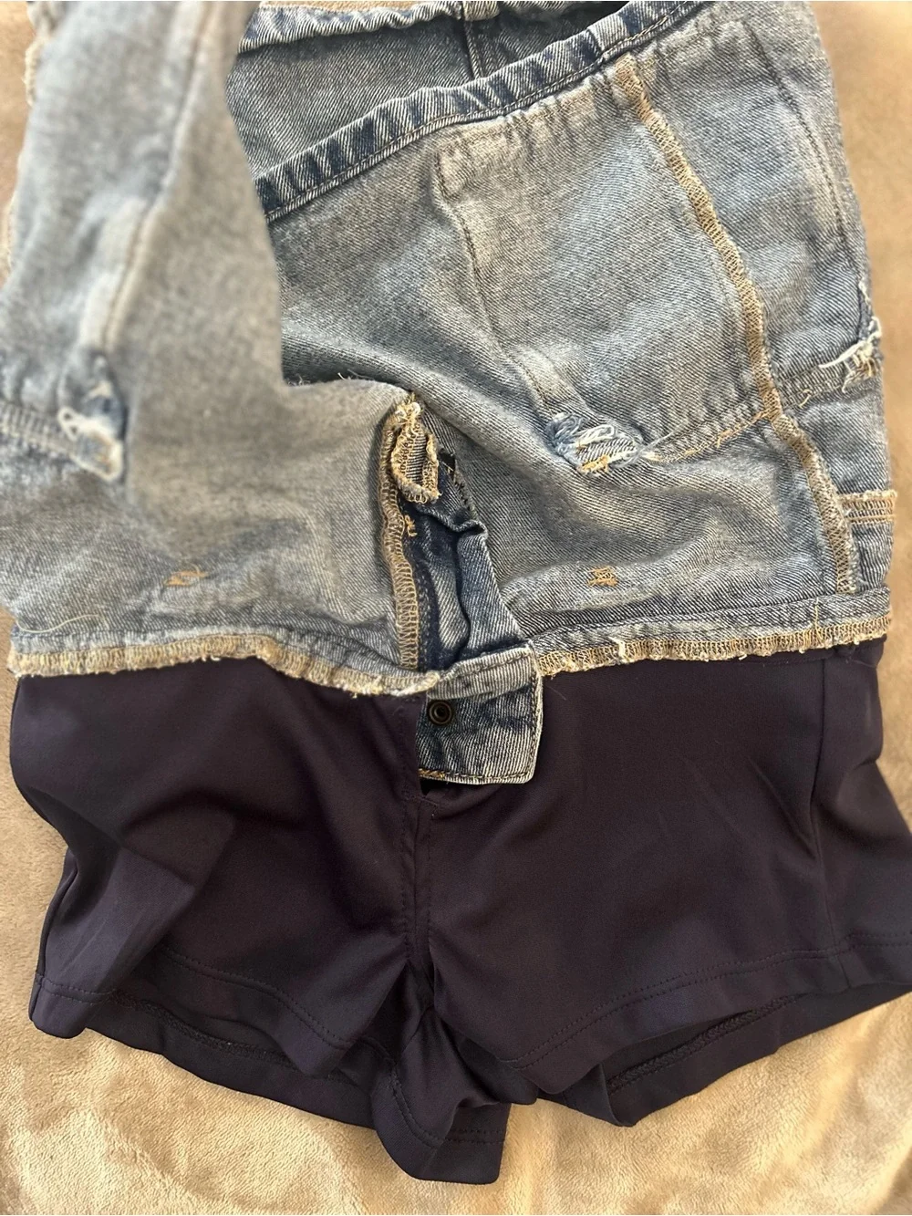 Justice denim cargo